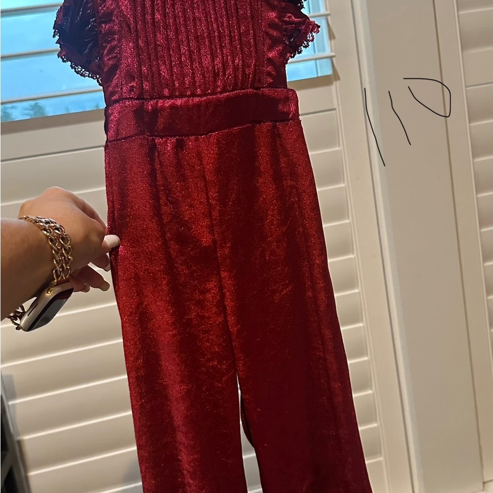 Elegant Red Jumpsuit